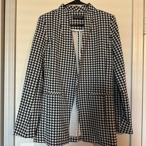 Size small black and white blazer
